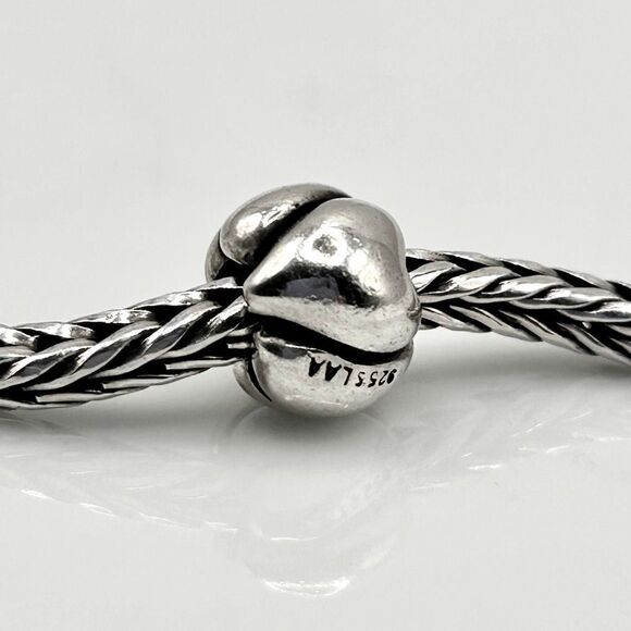 TROLLBEADS Hearts Silver Bead, Big #2 925S LAA Preloved, Excellent - Picture 5 of 5